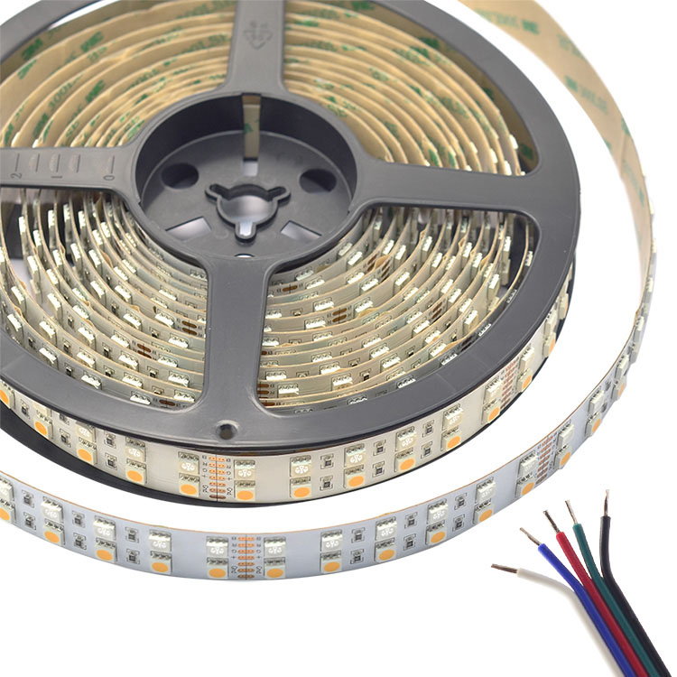 Dual Row RGBW Super Bright Series DC24V 5050SMD 720LEDs Flexible  LED Strip Lights Waterproof Optional 16.4ft Per Reel By Sale